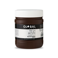 Global Fine Art Acrylic 500ml - Burnt Umber