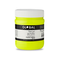 Global Fine Art Acrylic 500ml - Fluoro Yellow