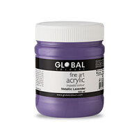 Global Fine Art Acrylic 500ml - Metallic Lavender