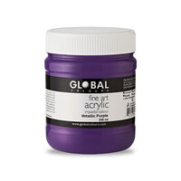 Global Fine Art Acrylic 500ml - Metallic Purple