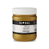 Global Fine Art Acrylic 500ml - Antique Gold