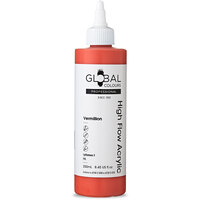 Global High Flow Acrylic 250ml - Vermillion