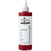 Global High Flow Acrylic 250ml - Carmine Red