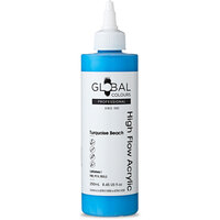 Global High Flow Acrylic 250ml - Turquoise Beach