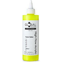 Global High Flow Acrylic 250ml - Fluoro Yellow