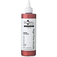 Global High Flow Acrylic 250ml - Metallic Rose Gold