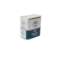Mungyo Watercolour Half Pan - 828 Malachite Green