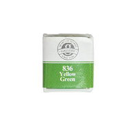 Mungyo Watercolour Half Pan - 836 Yellow Green