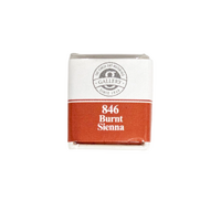 Mungyo Watercolour Half Pan - 846 Burnt Sienna