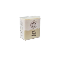 Mungyo Watercolour Half Pan - 862 Pearl White