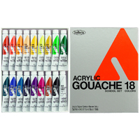 Holbein Acrylic Gouache Set of 18 (Acryla)