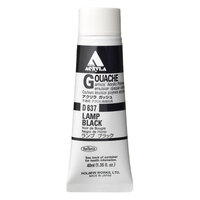 Holbein Acrylic Gouache #837 - Lamp Black 40ml (Acryla)                                                        