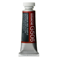 Holbein Artist Designer Gouache - Cadmium Red Purple G506                                                   