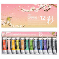 Holbein : Acryla Gouache : 12ml : Set of 18 - Gouache Sets - Art