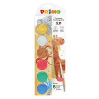 Primo Poster Paint Set 6x25ml (Metallic)