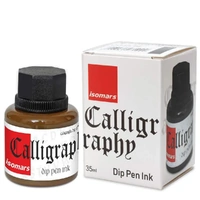 Calligraphy Dip Pen Ink (Brown) 35ml