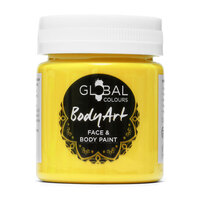 Global Body Art Paint 45ml - Yellow                                                                      