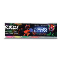 Global Face & BodyArt Liquid Paint - Neon Glow Set