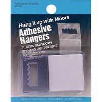Moore Adhesive Sawtooth Hangers #86