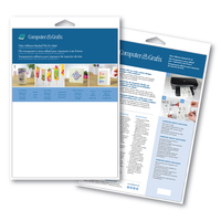 Computer Grafix Adhesive Backed Clear Film for Inkjet