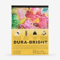 Grafix Dura-Bright Craft Plastic Film - White 20pk (12x18'')