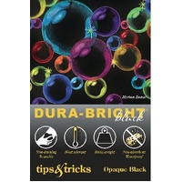 Grafix Dura-Bright Craft Plastic Film - Black 20pk (12x18”)