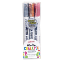 Mungyo Multi Chalk Pen Metallics Set 3
