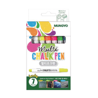 Mungyo Multi Chalk Pen Assorted Set 7