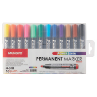Mungyo Permanent Markers 1.6-2.4mm - Set 12
