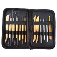Pottery Tool Kit Set 13 in Black Case #3