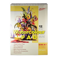 Wirebound Watercolour Pad A3
