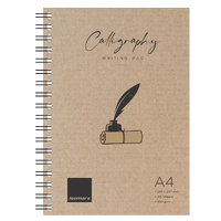 Calligraphy Practice Spiral Pad -  A4 (40 Sheets)