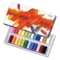 Holbein Artists’ Round Soft Pastels - Set of 24