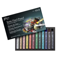 Mungyo Gallery Artists Semi-Hard Pastels - Set 12 Assorted