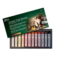 Mungyo Gallery Artists Soft Pastels - Set 12 Earth Tones