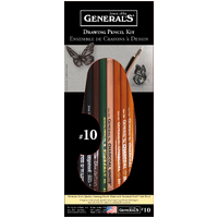 Generals Drawing Pencil Kit #10