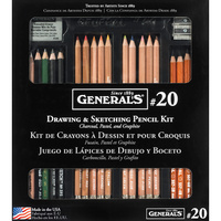General's Drawing Kit SketchMate Graphite/Charcoal