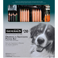 Generals Drawing & Sketching Pencil Kit #20