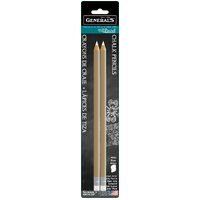 Generals Pastel Chalk Pencils - Set 2 White