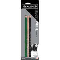 Generals Black & White Pencil Set #bwa-bp                                                          