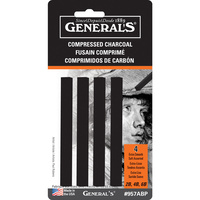 Generals Compressed Charcoal - #957abp-Black                                                  