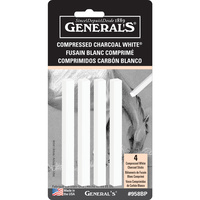 Generals Compressed Charcoal - #958bp-White                                                        