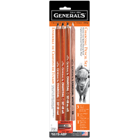Generals Charcoal Pencil Set - #557s-abp                                                        