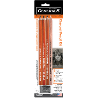 Generals Charcoal Pencil Set - #557-bp                                                                          