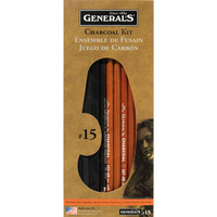 Generals Charcoal Pencil Kit - #15                                                                                   