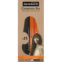 Generals Charcoal Pencil Kit - #15                                                                                   