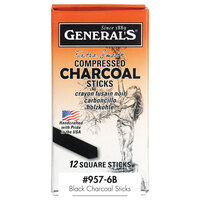 Generals Compressed Charcoal - #957-6B