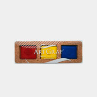 ArtGraf Watersoluble Carbon Disc - Primary Colours Set