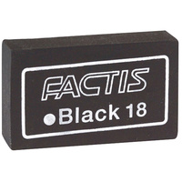 Factis Black Soft Eraser #gbs-18                                                                     