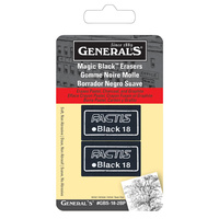 Factis Black Soft Eraser #gbs-18-2bp